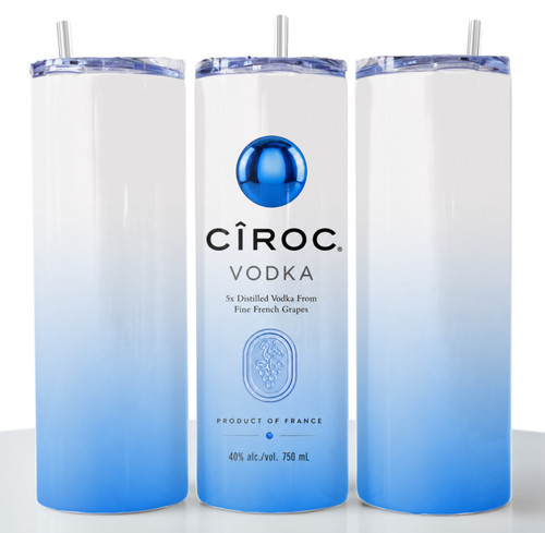 Fun ciroc blue inspired - blue, 20oz